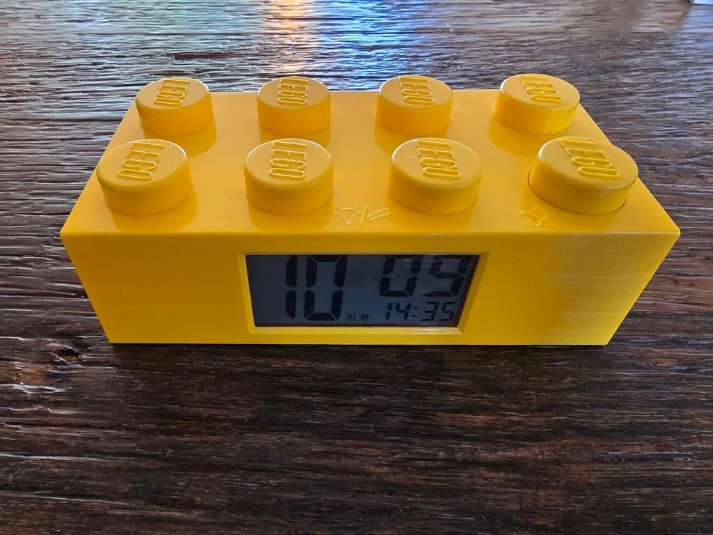 Gele Lego Wekker, Ophalen of Verzenden, Gebruikt, Digitaal