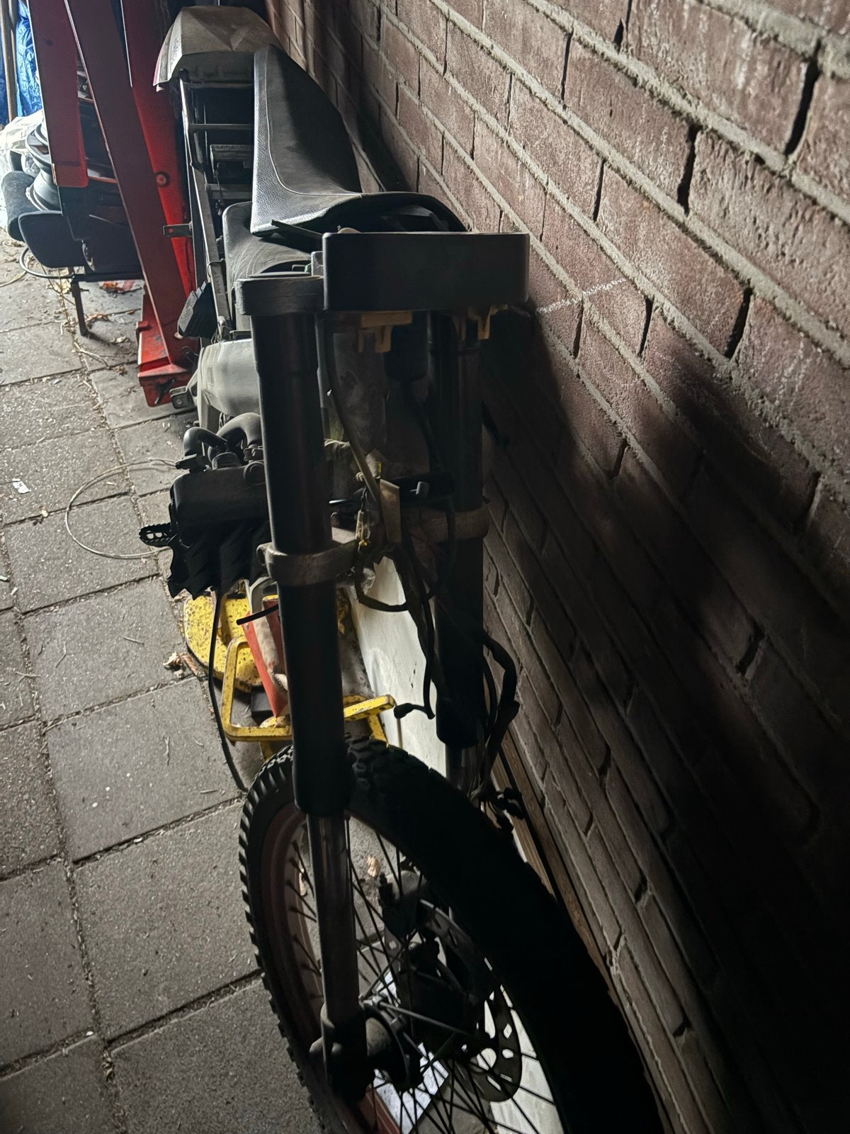 Derbi Senda Rollend Frame met  kenteken en ondelen, Ophalen, Gebruikt, Frame