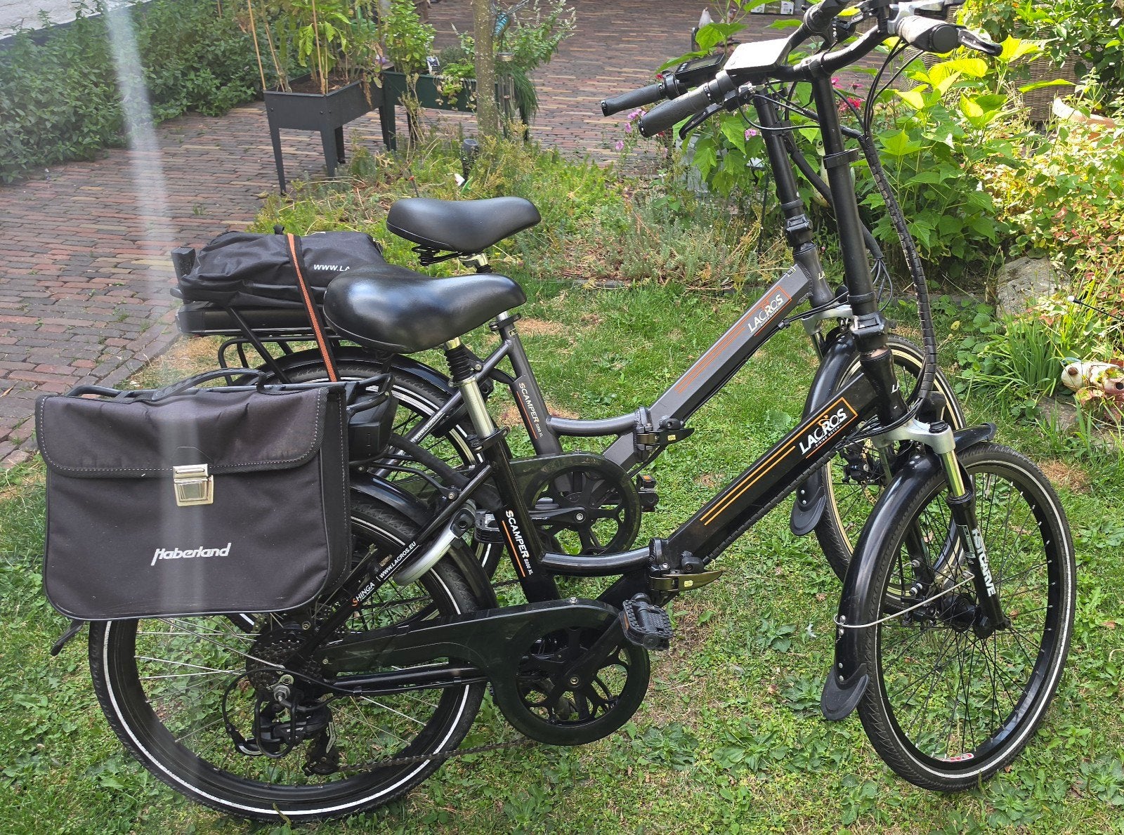 Vouwfietsen Lacros Scamper S200 XL, 24inch, grootste accus., Zo goed als nieuw, Minder dan 47 cm, 50 km per accu of meer, Ophalen