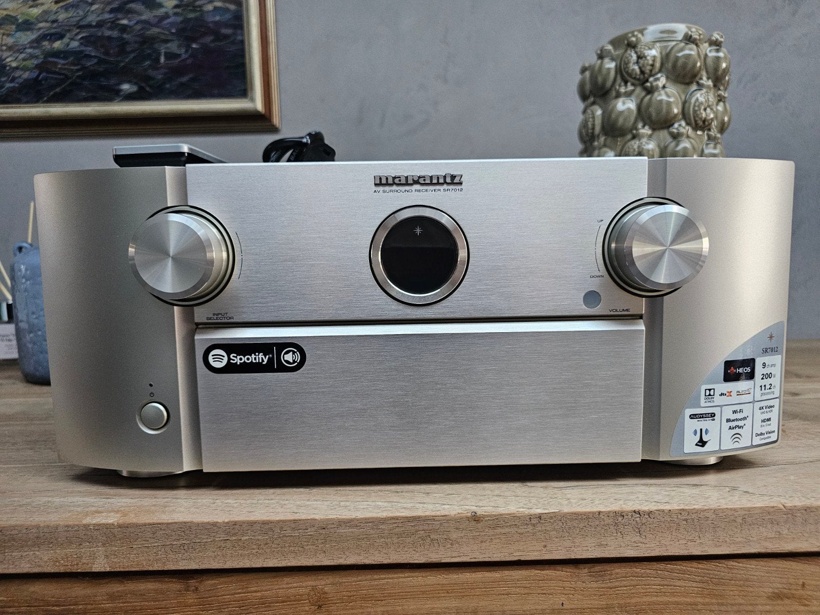 Marantz SR7012 9.2 Dolby-Atmos AV-receiver, Ophalen of Verzenden, Zo goed als nieuw, 120 watt of meer, Marantz