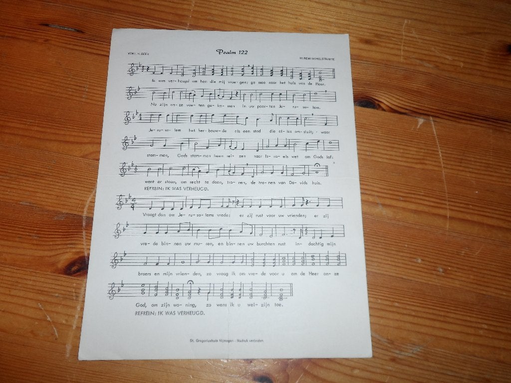 Remi schelstraete - psalm 122, Koor, Gebruikt, Ophalen of Verzenden, Religie en Gospel
