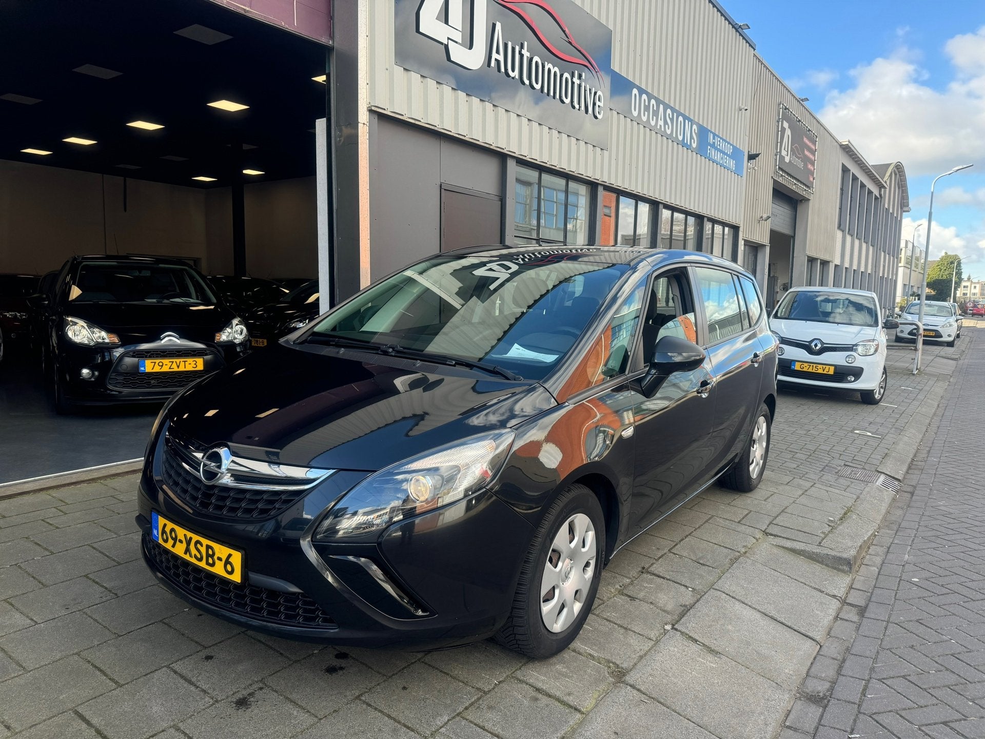 Opel Zafira Tourer 1.4 Business Edition, Auto's, Euro 5, 4 cilinders, Zwart, Origineel Nederlands