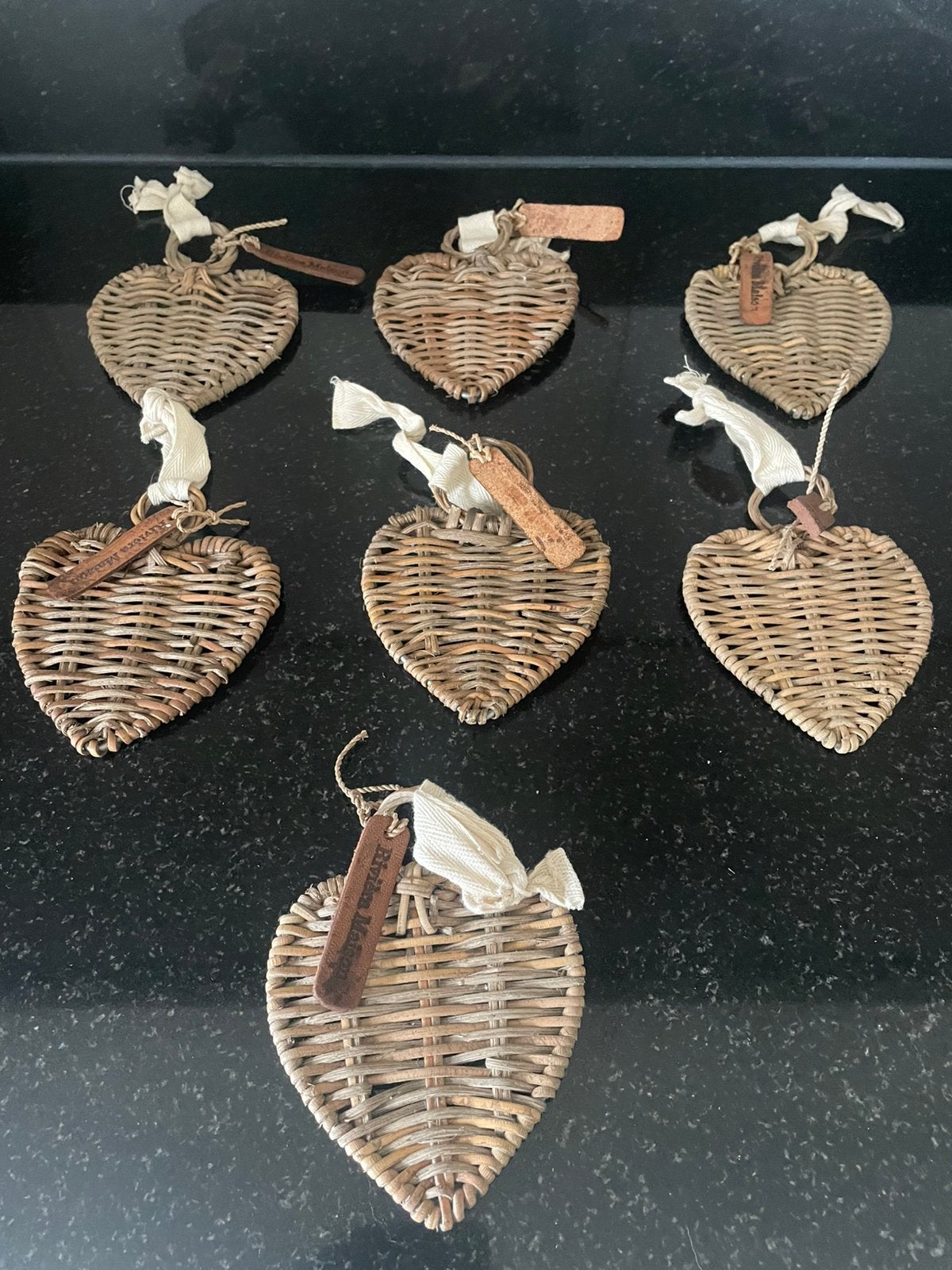 Riviera Maison rattan hartjes/ per stuk €7,50, Huis en Inrichting, Woonaccessoires | Overige, Ophalen of Verzenden, Zo goed als nieuw