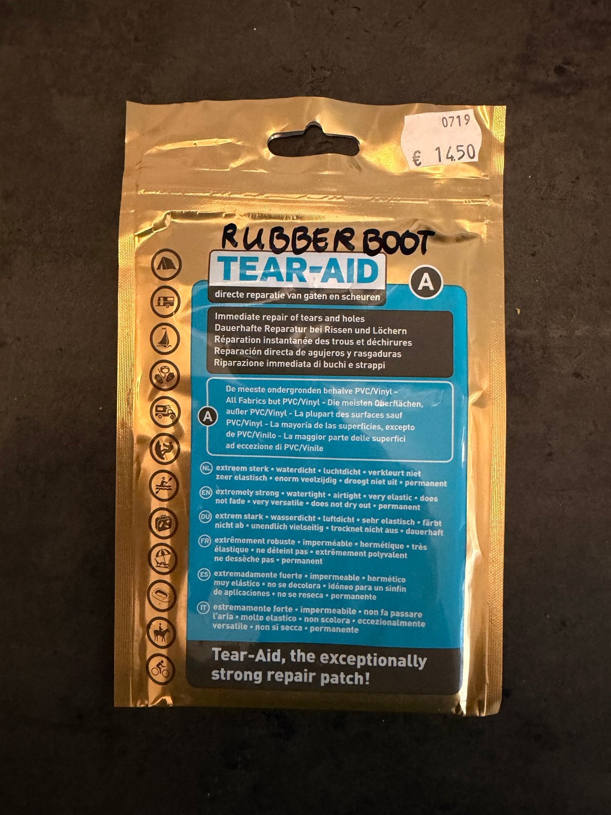 Tear-Aid Type A reparatieset voor scheuren en gaten, Ophalen of Verzenden, Nieuw