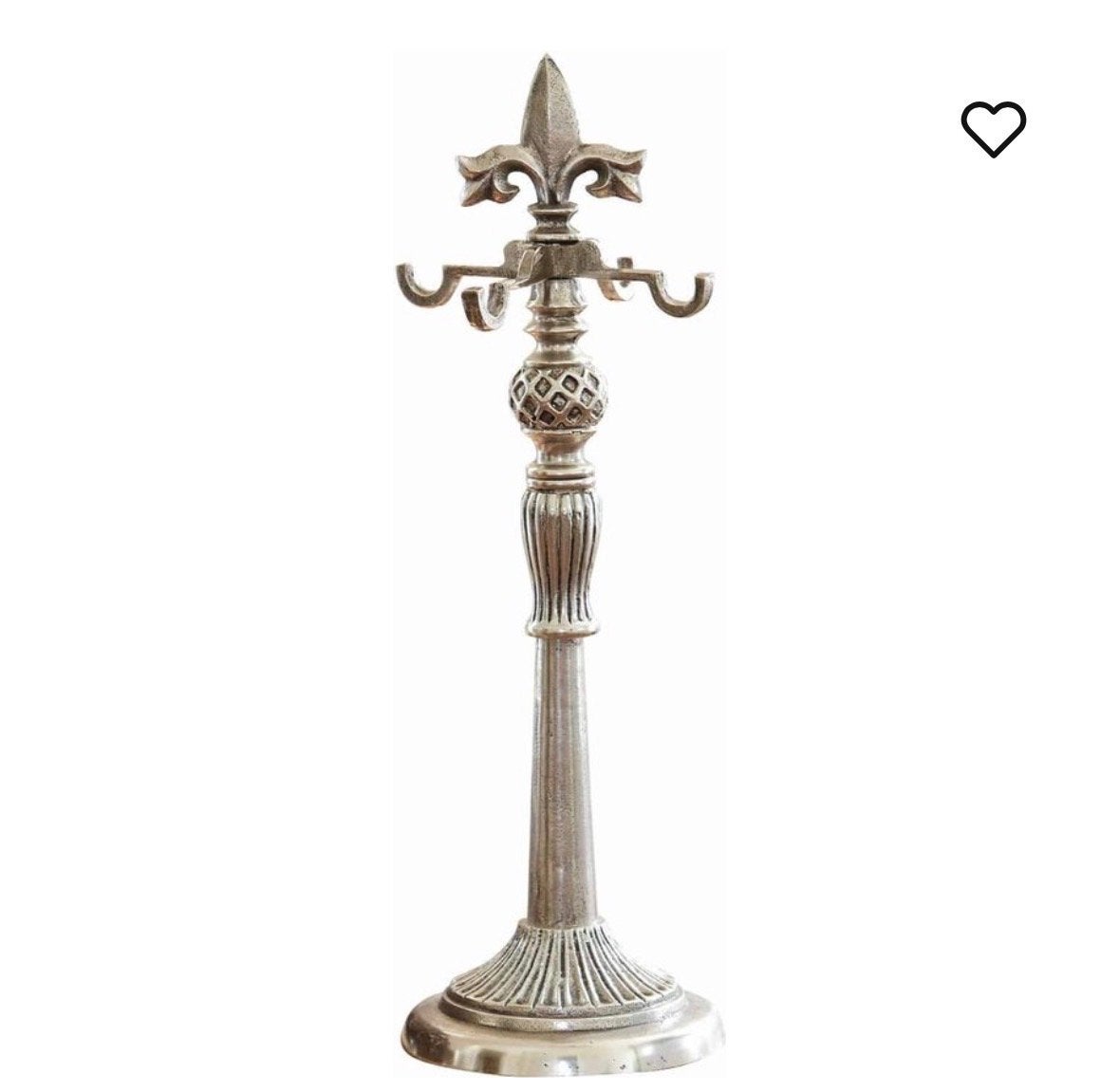 Decoratieve standaard voor krans met Fleur de Lis top, Huis en Inrichting, Overige merken, Ophalen of Verzenden, Zo goed als nieuw