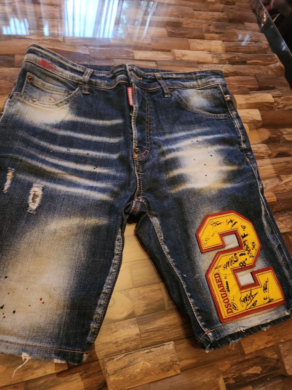 Originele Dsquared2 Cool Guy denim short - Maat 48, Dsquared2, Blauw, Ophalen of Verzenden, W33 - W34 (confectie 48/50)