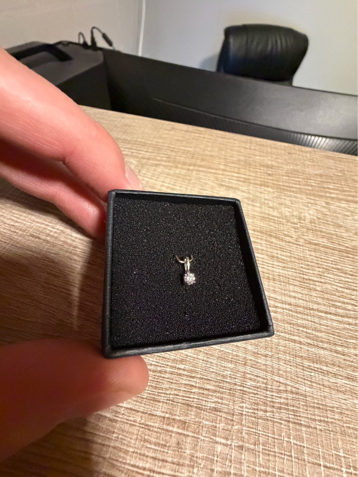 0.1 ct Lab-Grown Diamanten Hanger (Identiek aan Zeeman), Sieraden, Tassen en Uiterlijk, Ophalen of Verzenden, Zo goed als nieuw