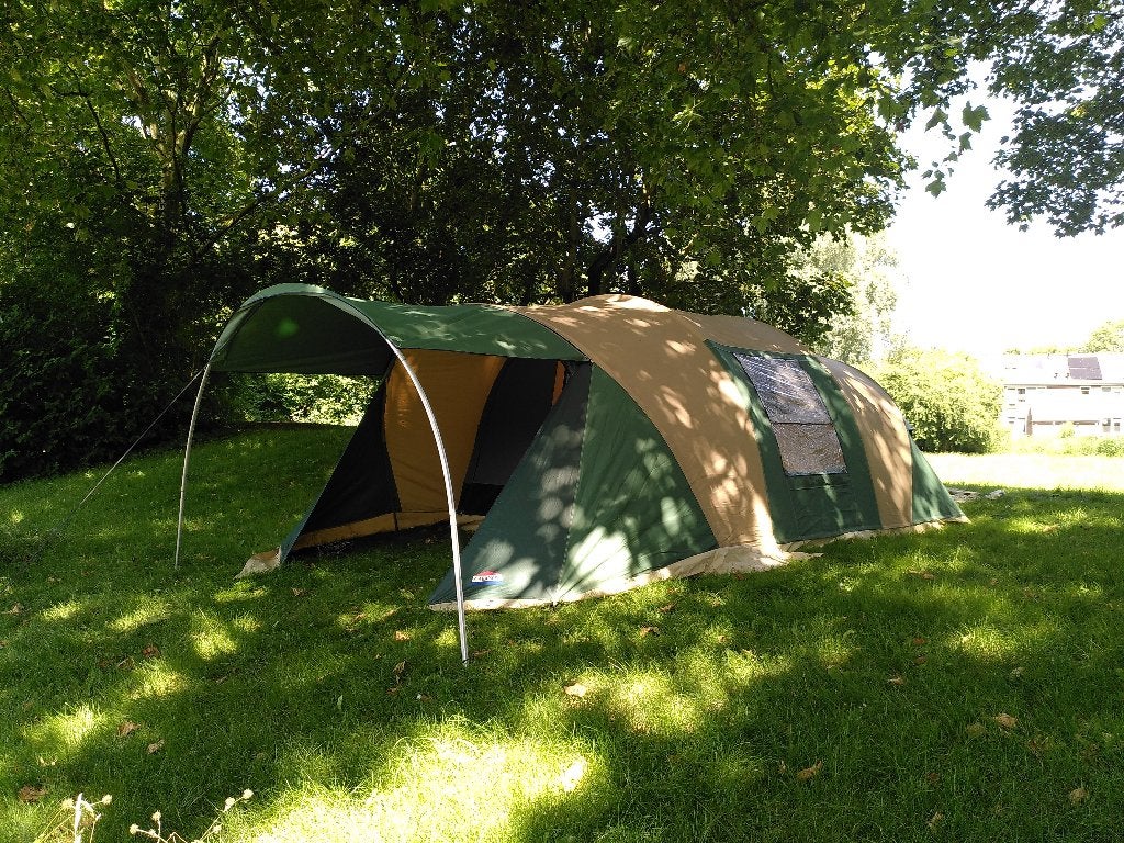 Cabanon Biscaya 370 | 4p Familietent, Caravans en Kamperen, Ophalen, Zo goed als nieuw, Tot en met 5
