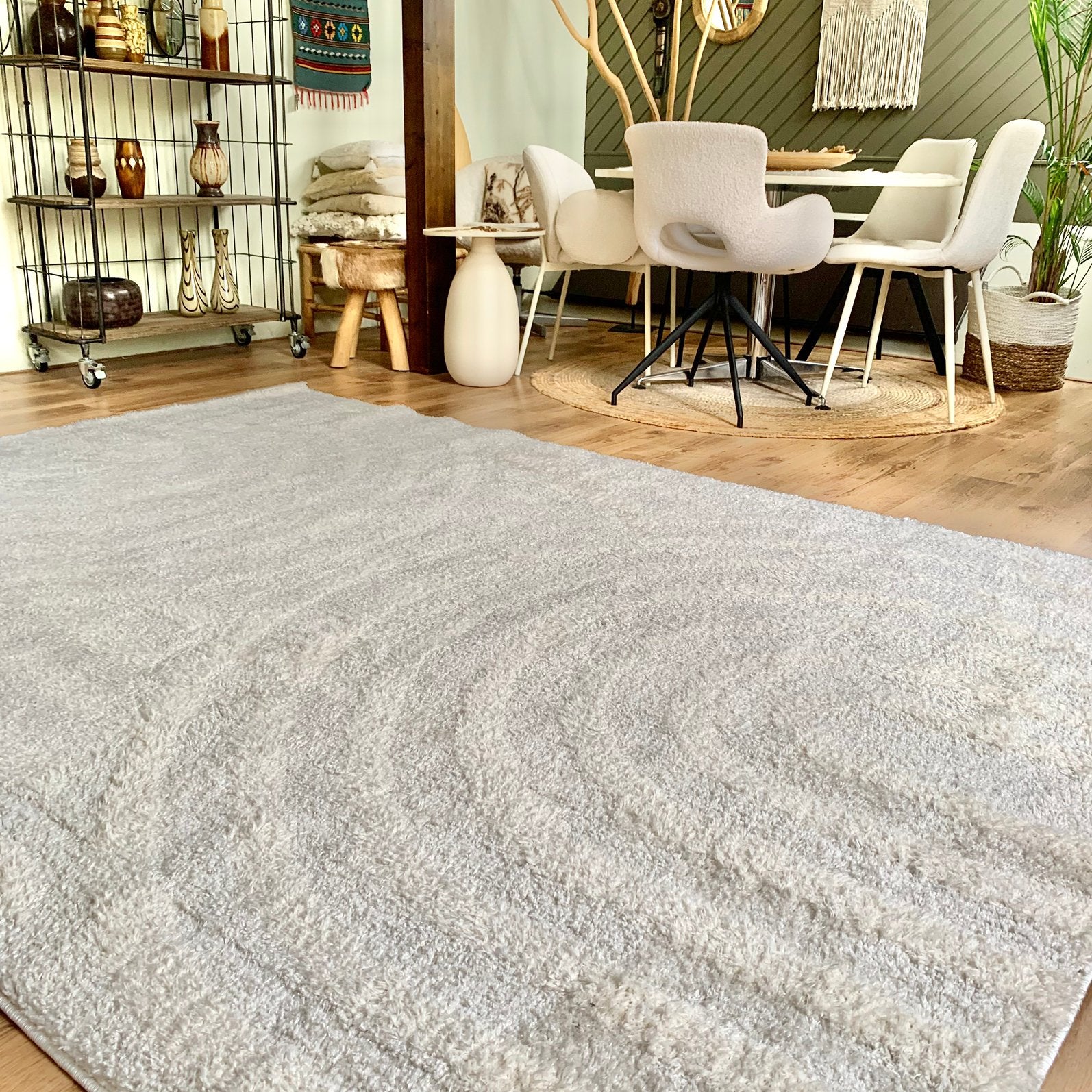 Japandi de luxe - xl crème vloerkleed- fotoshoot, Ophalen, 200 cm of meer, Zo goed als nieuw, 200 cm of meer