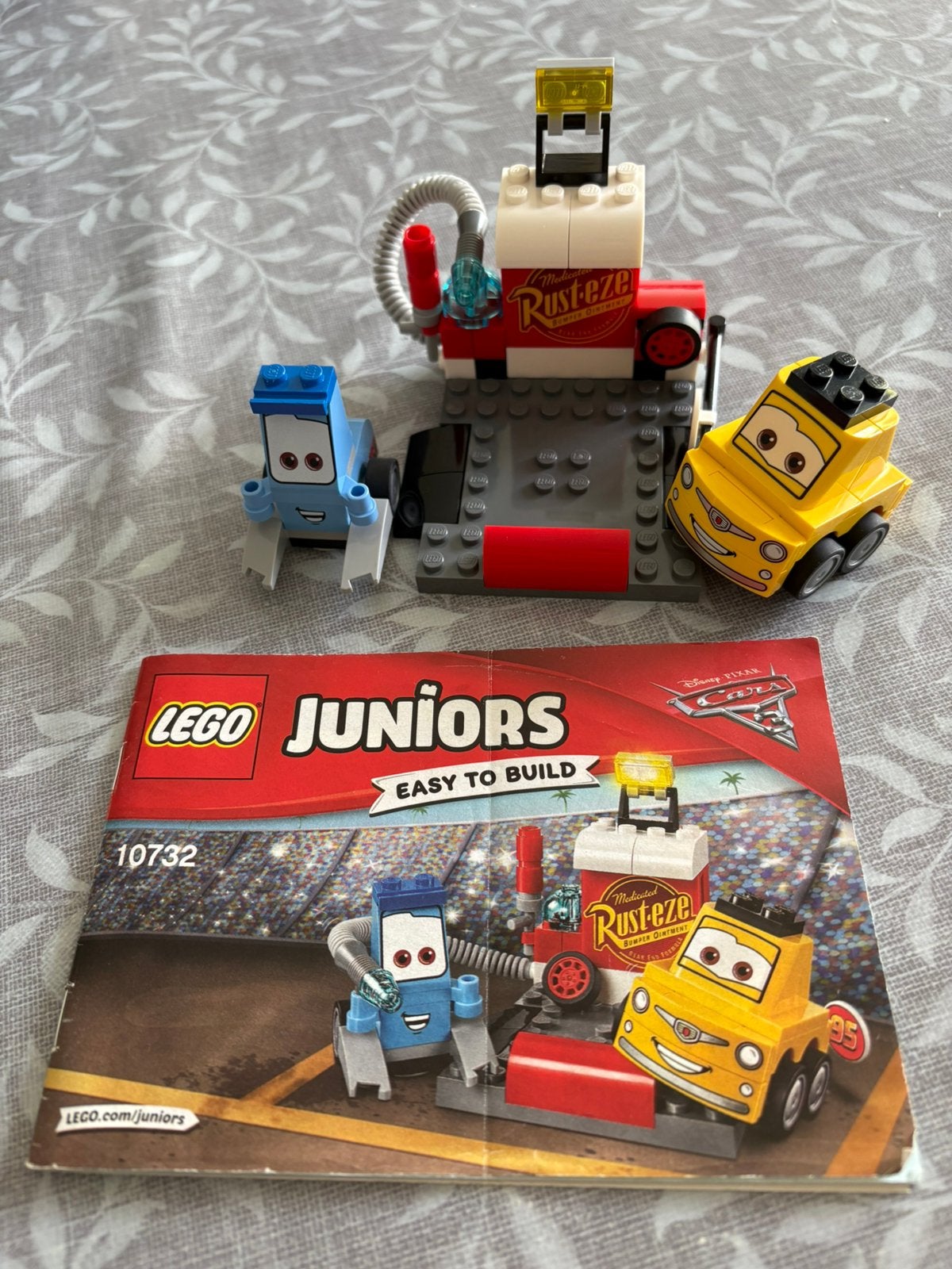 Lego 10732 Cars Guido en Luigi’s Pit Stop, Gebruikt, Overige thema's, Lego, Ophalen of Verzenden