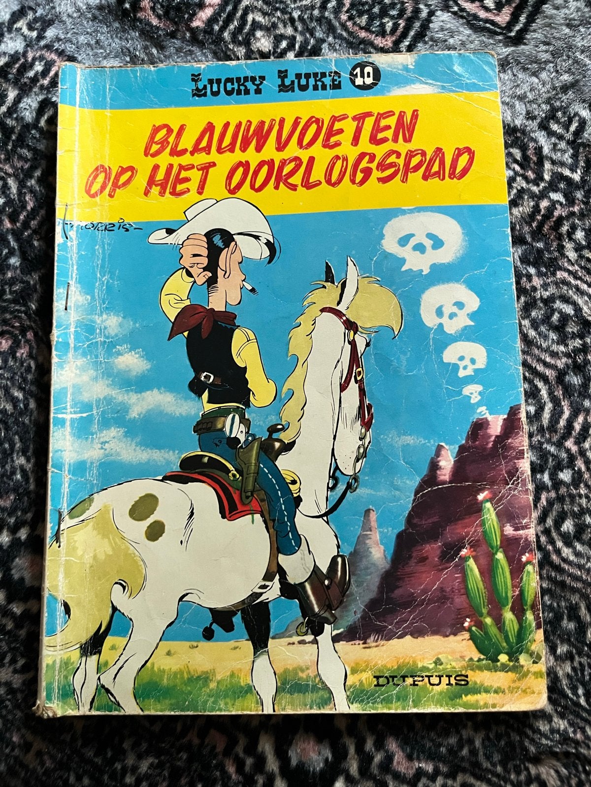 Lucky Luke 10: Blauwvoeten op het oorlogspad, Boeken, Eén stripboek, Ophalen, Gelezen