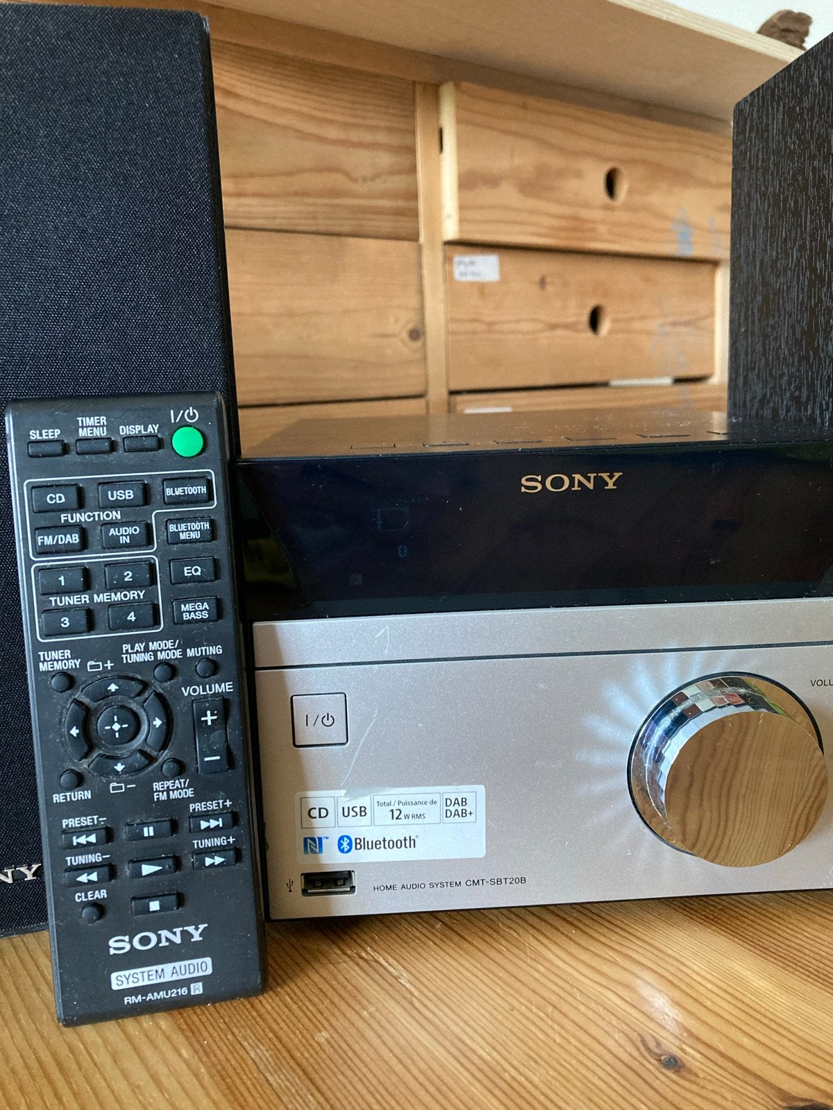 Sony CMT-SBT20B Microset met Bluetooth en DAB+, Ophalen, Zo goed als nieuw, Microset, Sony