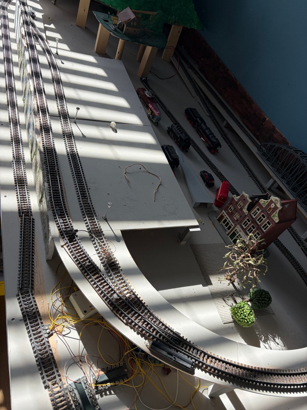 Märklin H0 Treinbaan met 2 wissels en eindstop, Wisselstroom, Gebruikt, Rails, Ophalen of Verzenden