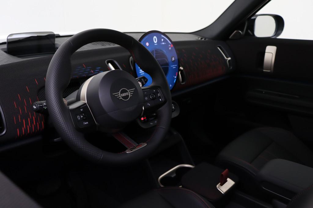 MINI Countryman C Automaat / Pakket XL / JCW / 19" John Coop, Met garantie (alle), Leder en Stof, Zwart, Origineel Nederlands