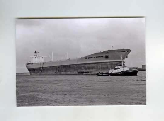 scheepvaart-foto-steenbank-sir charles hambro, Verzamelen, Scheepvaart, Ophalen of Verzenden, Zo goed als nieuw, Motorboot, Boek of Tijdschrift