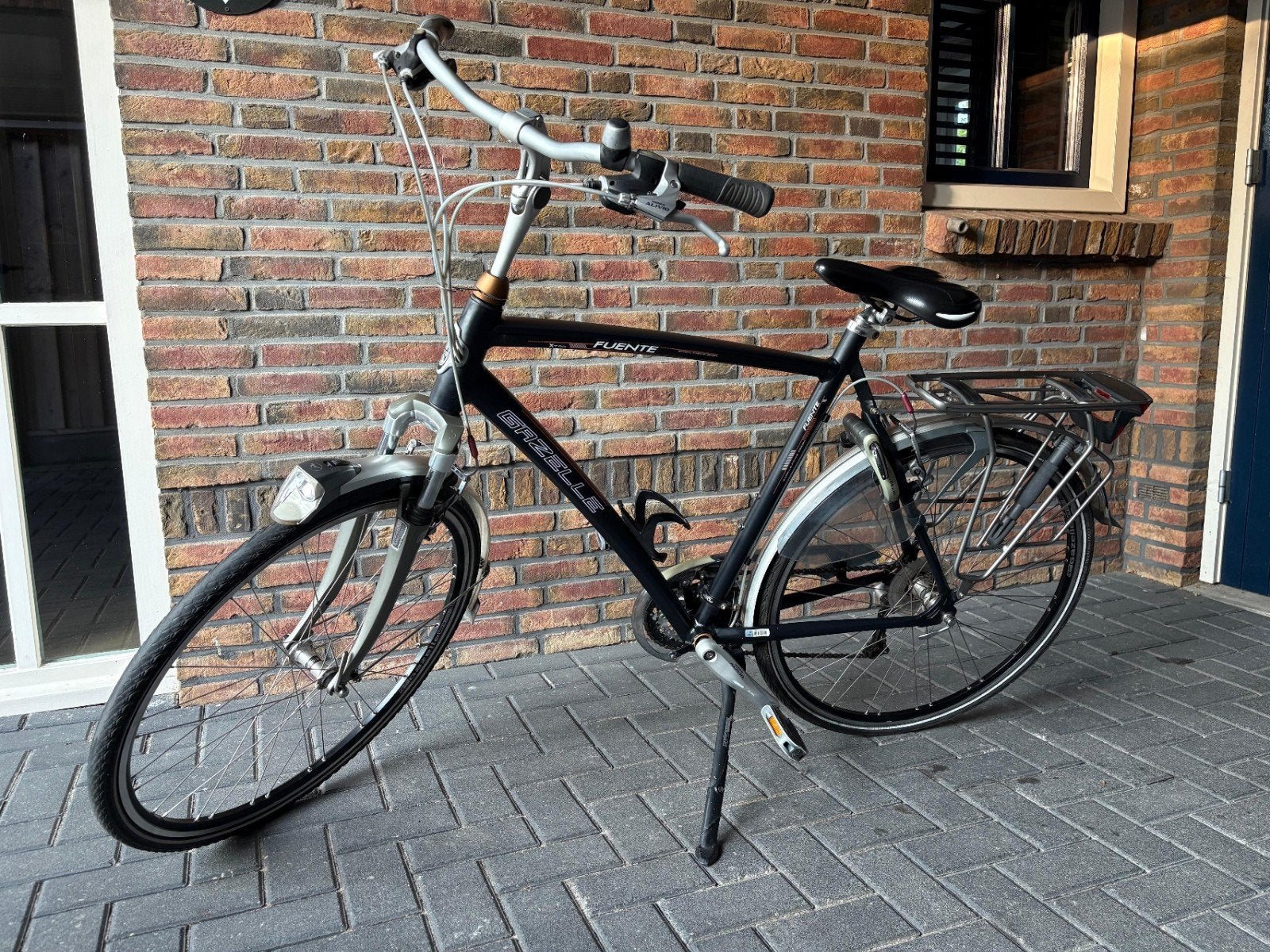 Gazelle Fuente Herenfiets - Goed onderhouden, Fietsen en Brommers, Fietsen | Dames | Damesfietsen, Ophalen, Gebruikt, Velgrem