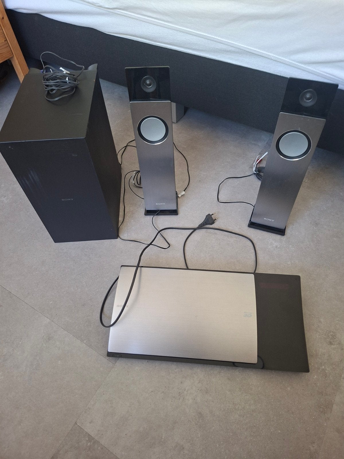 Sony SS-TSB116 2.1-kanaals luidsprekersysteem, Gebruikt, Verzenden, 2.1-systeem, Blu-ray-speler