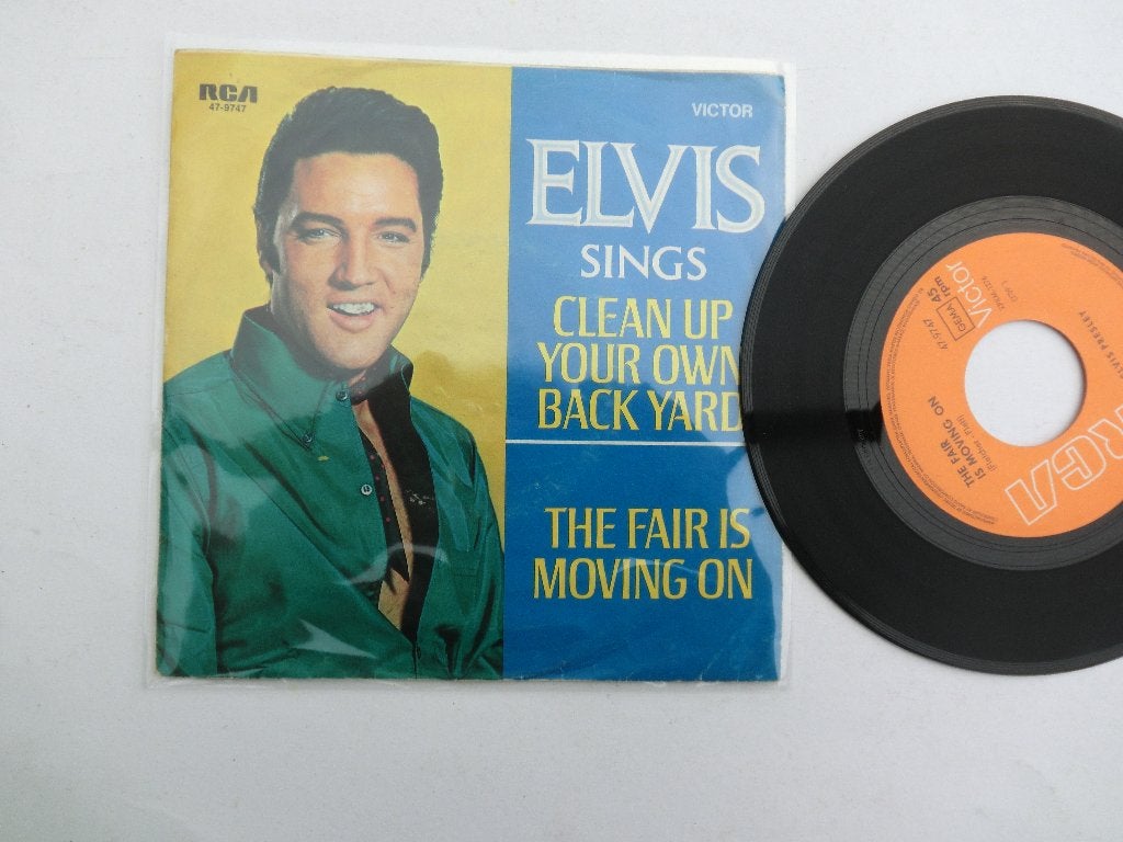 Elvis Presley Clean up your own back yard, 7 inch, Single, Ophalen of Verzenden, Zo goed als nieuw