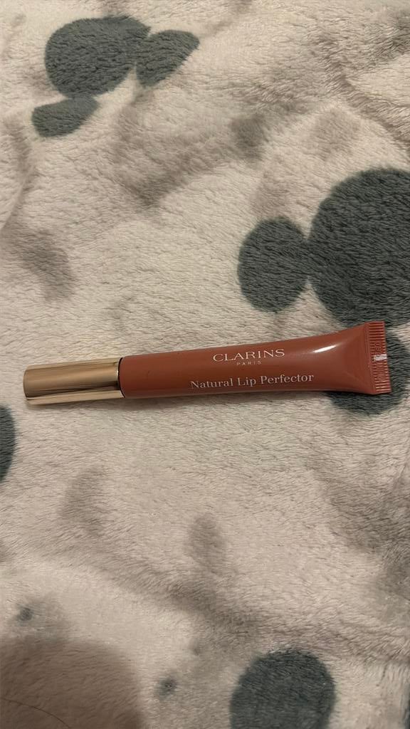 Clarins natural lip perfector, Ophalen of Verzenden, Zo goed als nieuw, Rood, Lippen