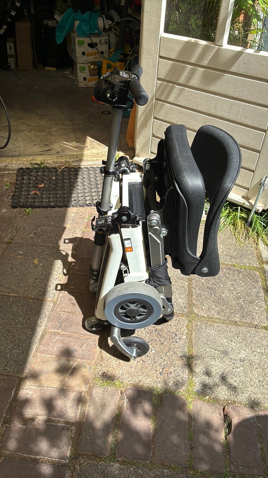 Luggi opvouw bare scootmobiel zgst, Diversen, Brommobielen en Scootmobielen, Gebruikt, 15 km of minder, 11 t/m 15 km/u, Ophalen