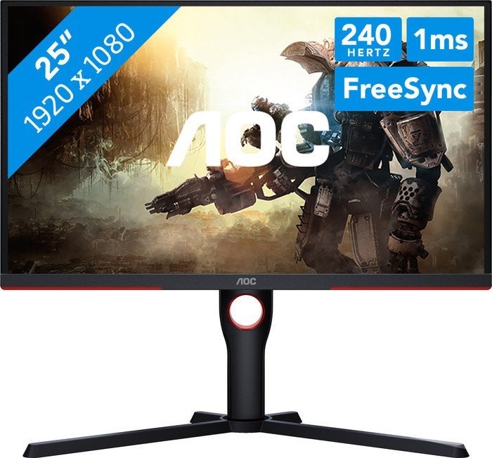 AOC 25 inch 240Hz Gaming Monitor, Computers en Software, Monitoren, Ophalen, Full HD, 201 Hz of meer, Gaming