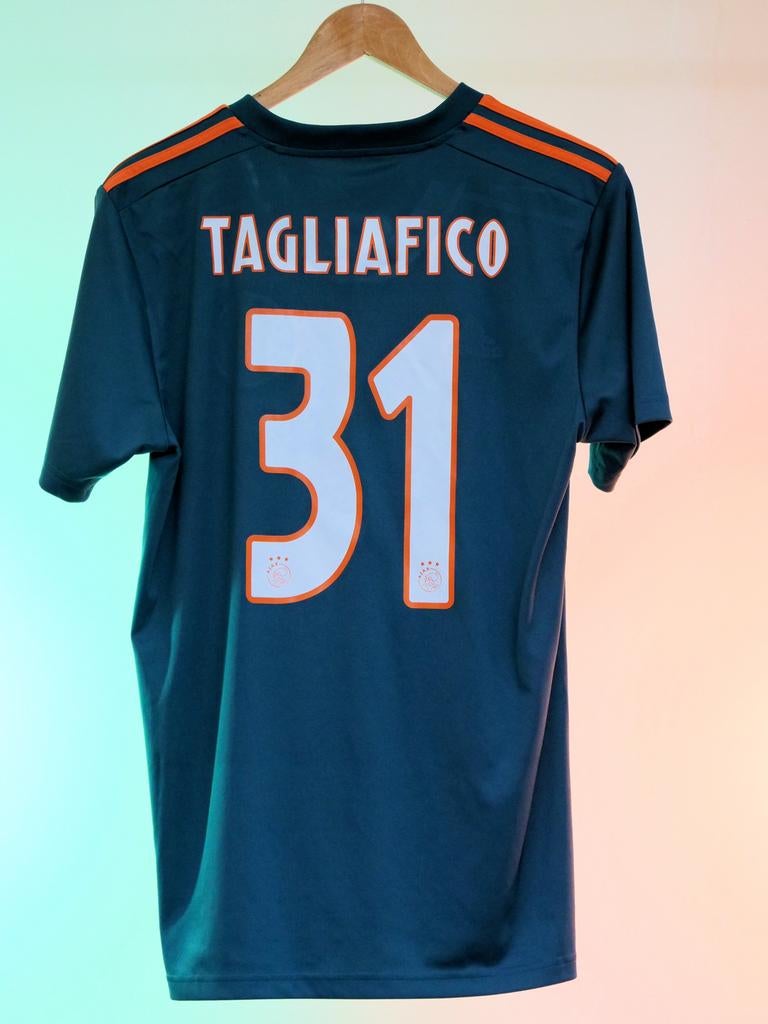Ajax 2019/2020 Uitshirt Tagliafico M, Ophalen of Verzenden, Zo goed als nieuw, Ajax, Shirt