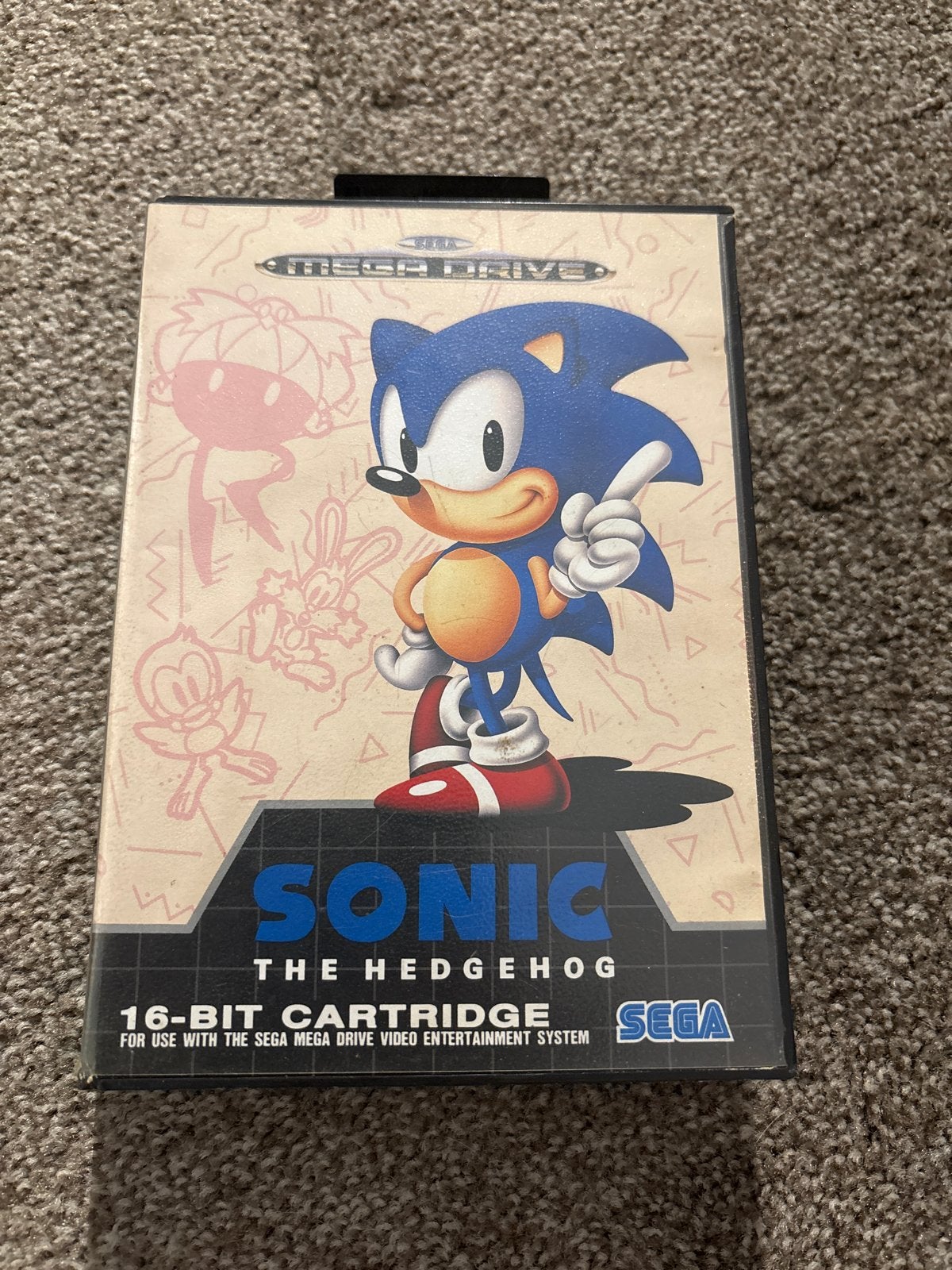 Sonic the Hedgehog - Sega Mega Drive (Zonder Boekje), Spelcomputers en Games, 1 speler, Ophalen of Verzenden, Zo goed als nieuw
