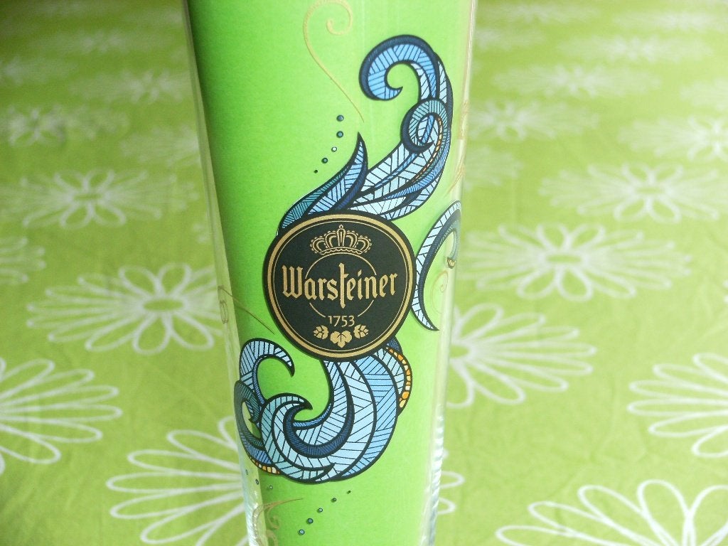 Warsteiner - 500 year Anniversary of the German Purity Law, Ophalen of Verzenden, Zo goed als nieuw, Glas of Glazen, Overige merken