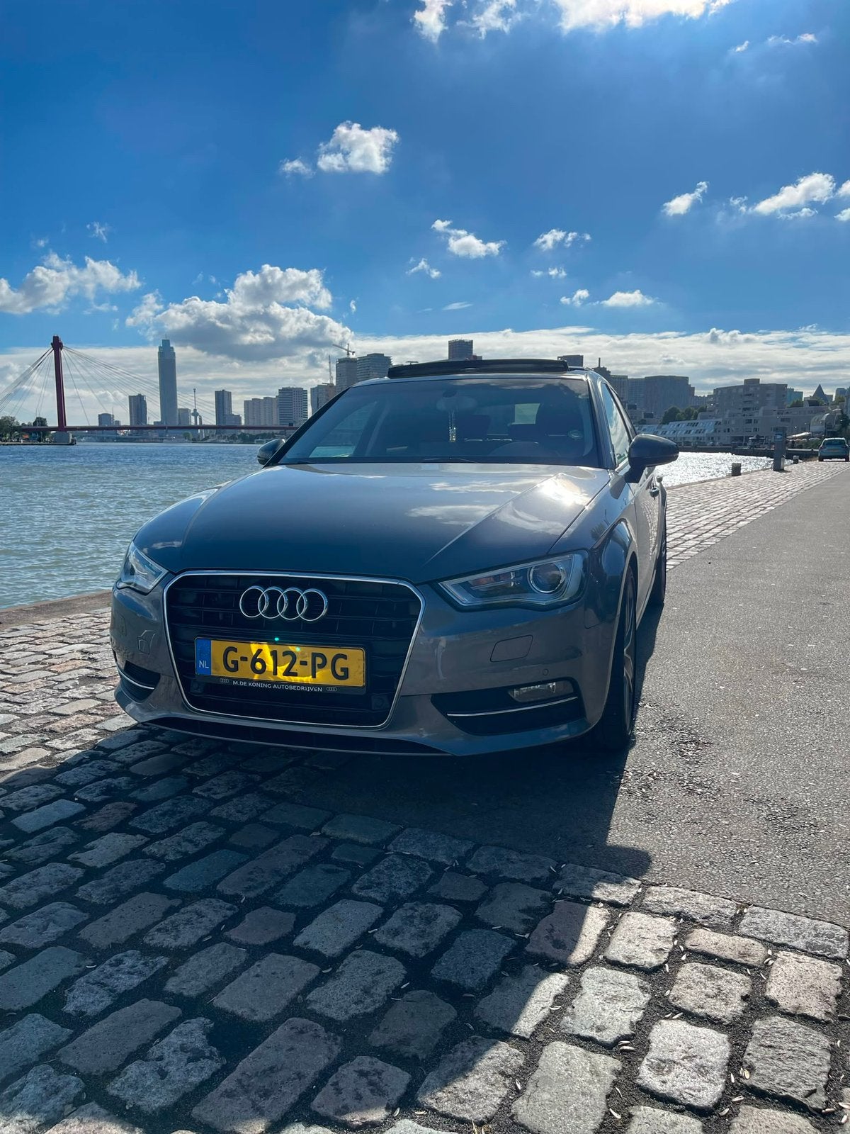 Audi A3 2.0 TDI Sportback AUT 2015 Grijs EXPORT, Auto's, Audi, Bedrijf, A3, ABS, Adaptieve lichten, Airbags, Airconditioning, Alarm