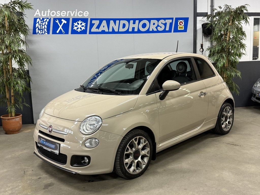 Fiat 500 0.9 TwinAir Turbo 500S // Ecc // Sideskirts // Spor, Auto's, Fiat, Voorwielaandrijving, Stof, Gebruikt, 905 kg