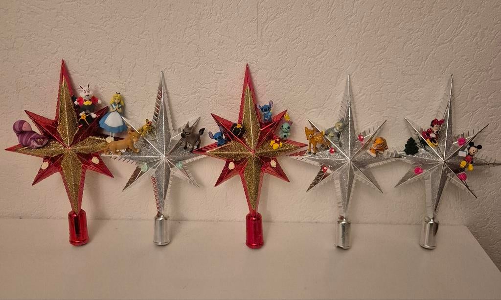 Leuke Disney pieken zilver en rood en goud, Ophalen of Verzenden
