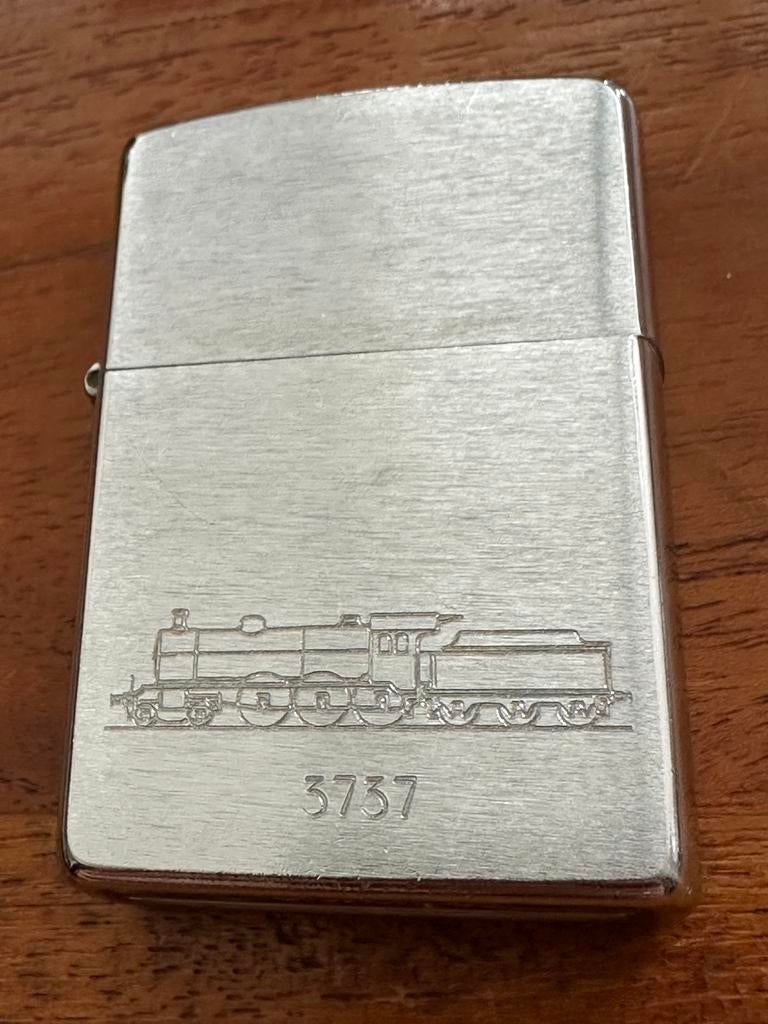 Zippo Locomotief 3737 - 1995 Jumbo NS3737 stoom SS731 H XI, Verzamelen, Ophalen, Gebruikt, Aansteker