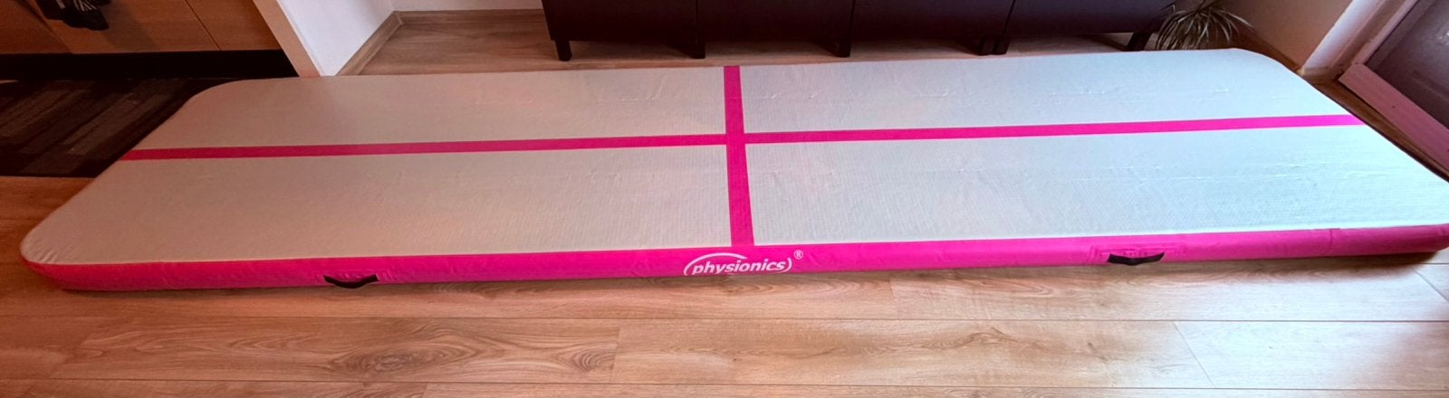 Roze opblaasbare PVC gymmat, Maat 36 t/m 42, Ophalen, Zo goed als nieuw, Materiaal
