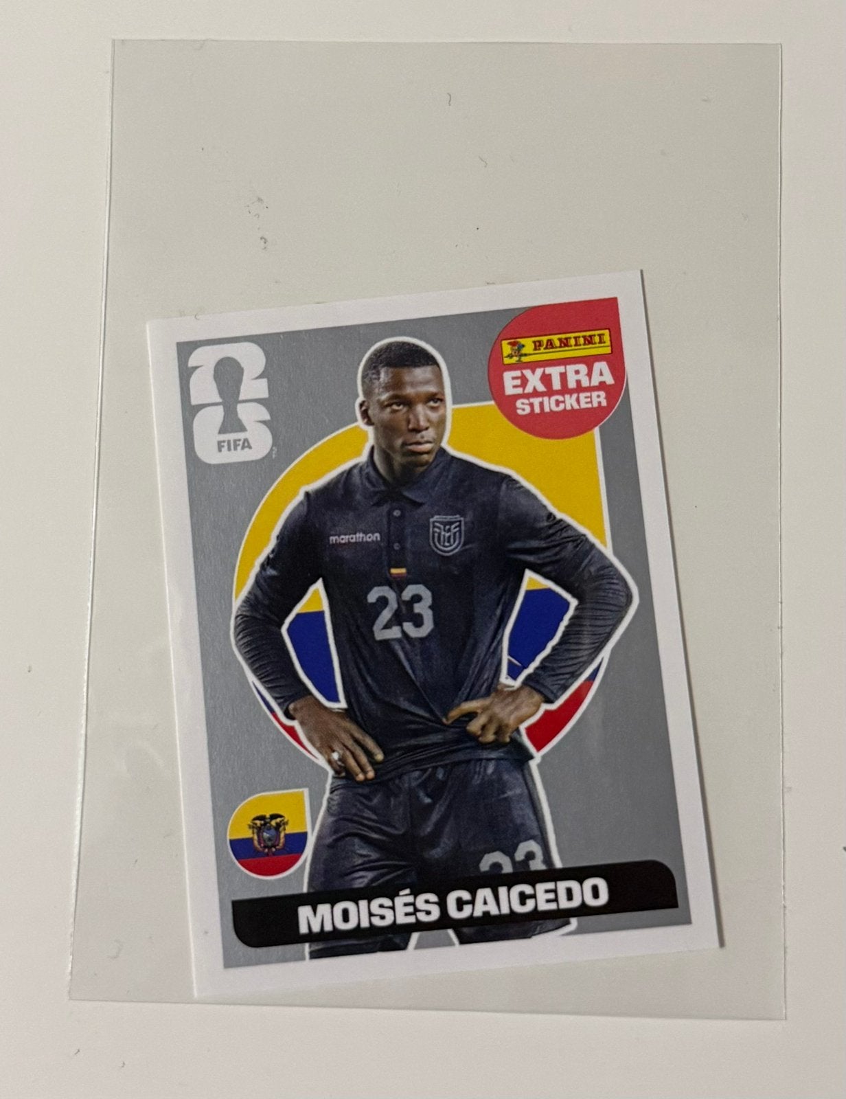 Caicedo Extra Sticker Zilver Panini World Cup 2026, Hobby en Vrije tijd, Stickers en Plaatjes, Ophalen of Verzenden, Nieuw, Sticker