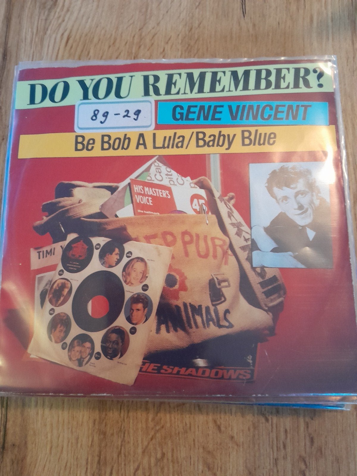 Gene vincent 7 inch be bob a lula, Ophalen of Verzenden