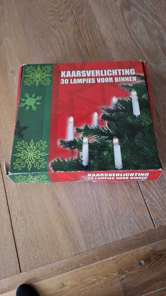 Vitage kerstverlichting, Ophalen of Verzenden, Gebruikt