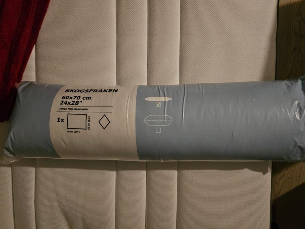 Nieuw IKEA SKOGSFRÄKEN kussen 60x70 cm sealed!, Ophalen of Verzenden, Nieuw, Wit, Rechthoekig