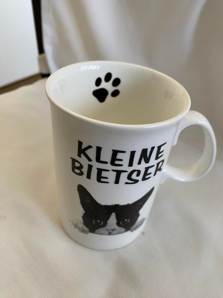 mok, Huis en Inrichting, Keuken | Servies, Ophalen, Zo goed als nieuw, Overige stijlen, Kop(pen) en/of Schotel(s)