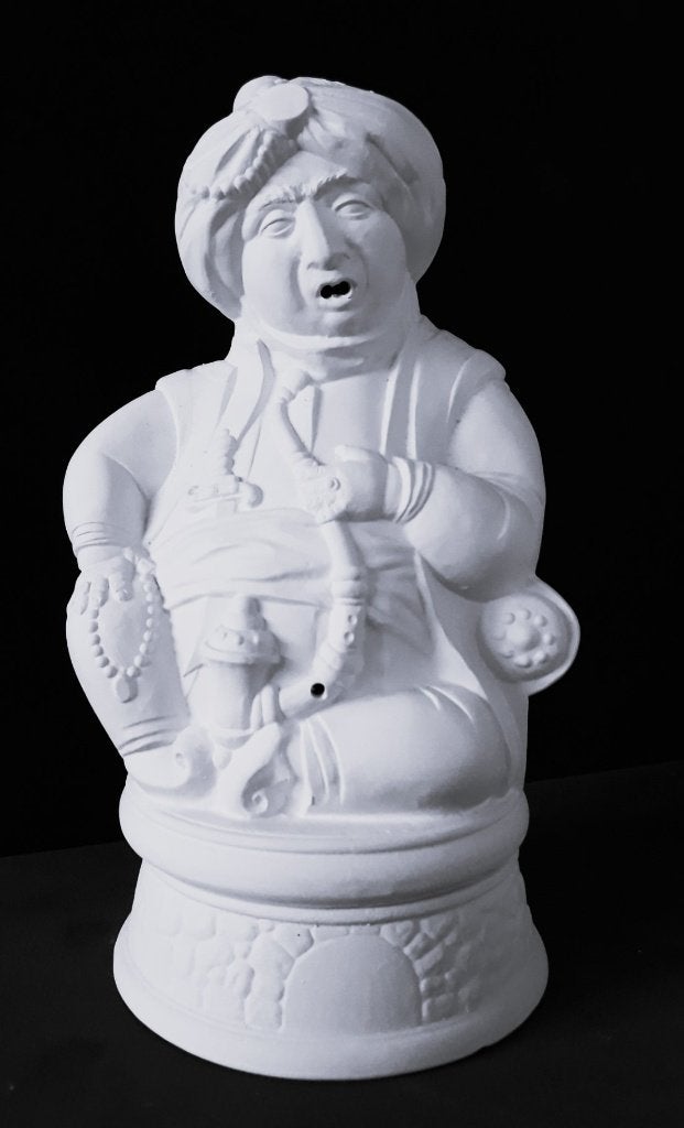 Wierrook brander “Sheik" van wit biscuit keramiek, Ophalen of Verzenden