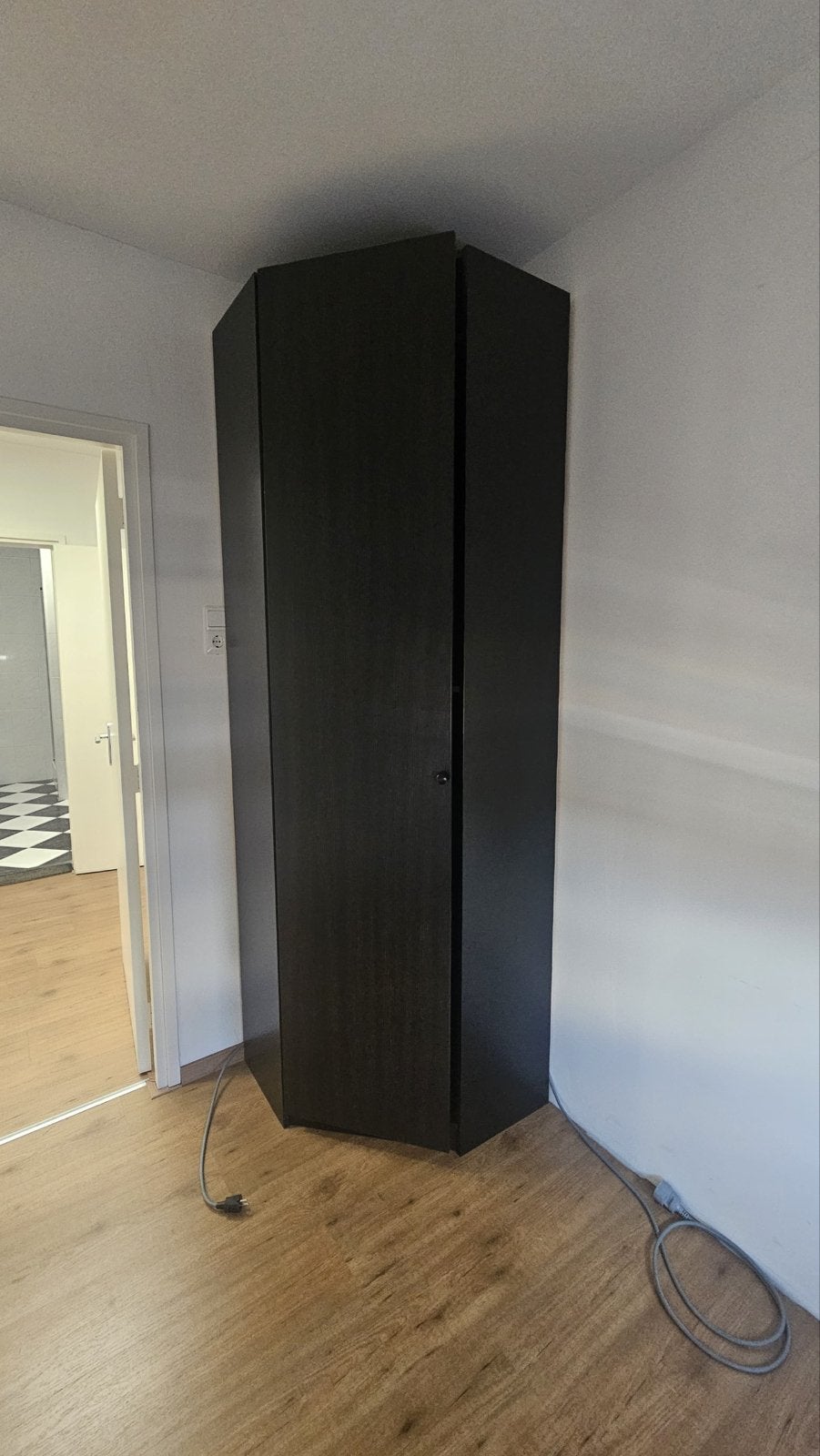 Hoek kledingkast (PAX) - 740 mm breed, 570 mm diep, Huis en Inrichting, Kasten | Kledingkasten, Ophalen, Gebruikt, 200 cm of meer