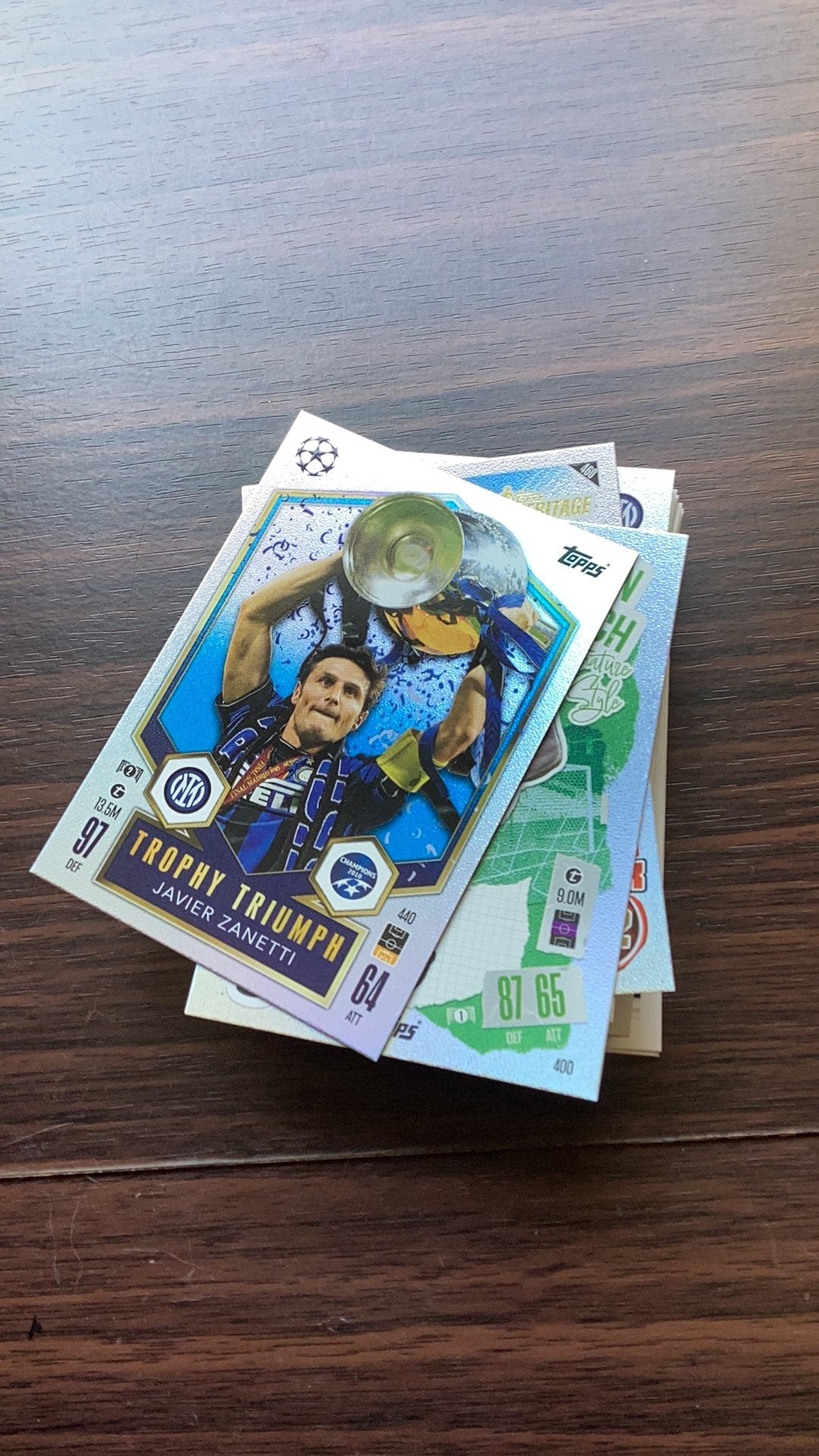 Voetbalkaartjes van topps match attax, Ophalen of Verzenden, Zo goed als nieuw, Meerdere plaatjes