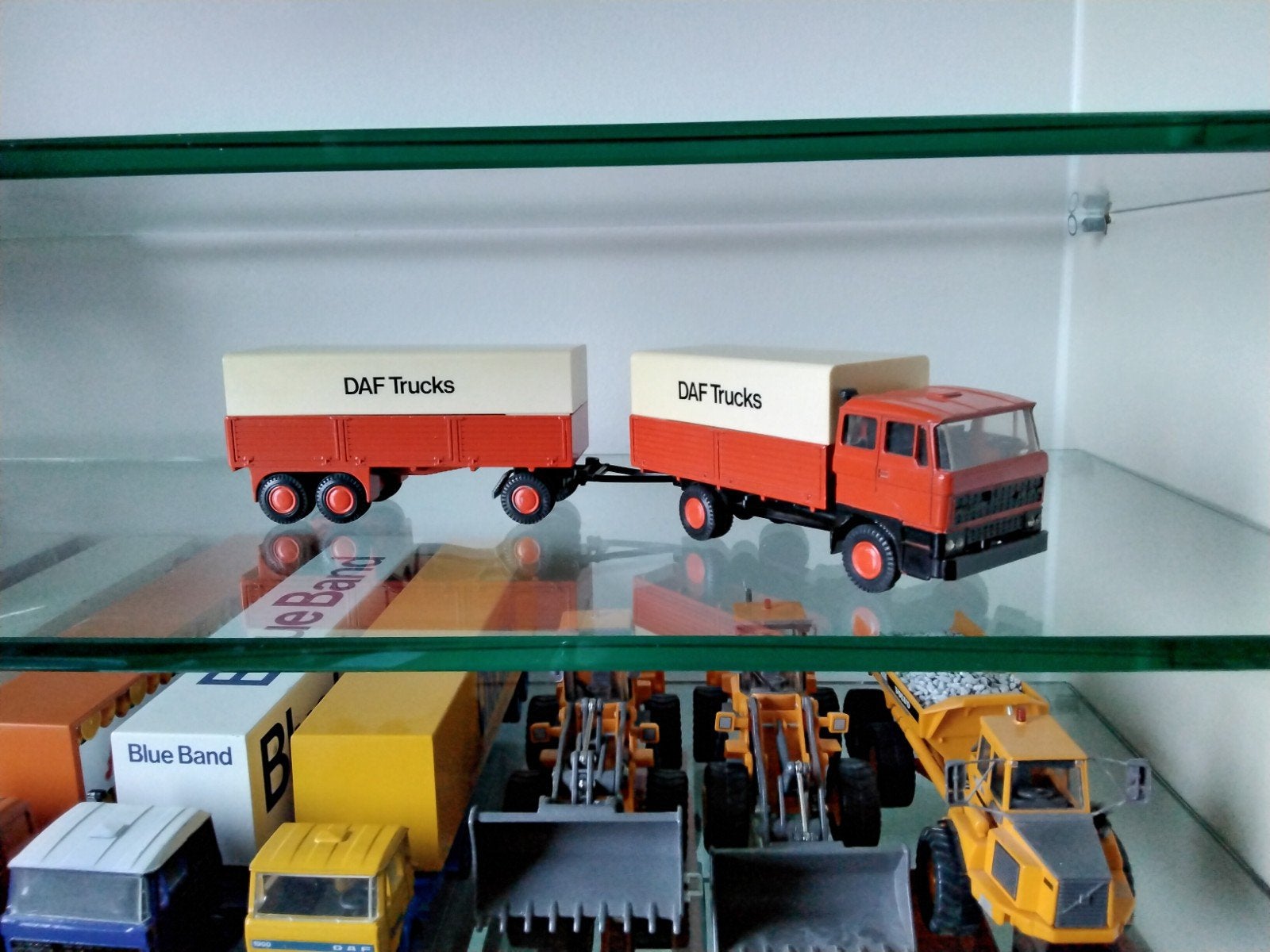 DAF Trucks modelvrachtwagen met aanhanger, Ophalen of Verzenden, Zo goed als nieuw