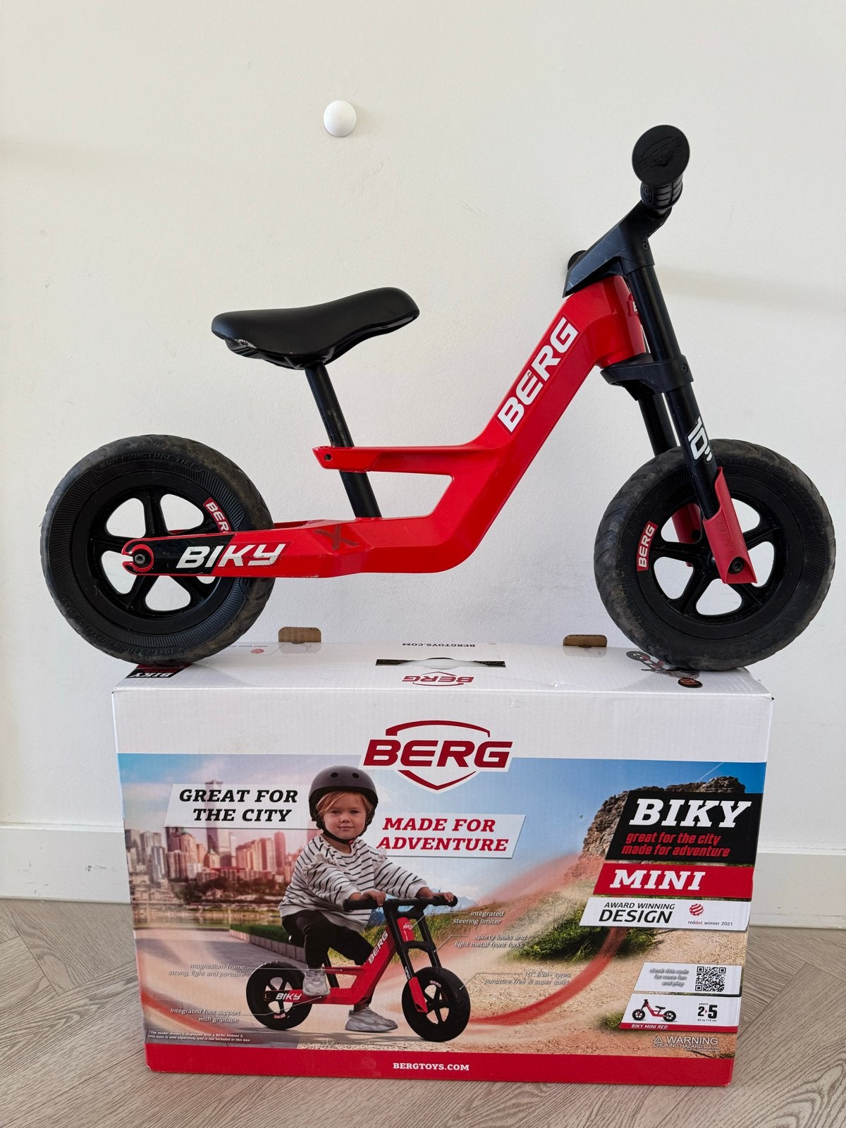 BERG Biky Loopfiets, Kinderen en Baby's, Speelgoed | Buiten | Voertuigen en Loopfietsen, Gebruikt, Loopfiets, Ophalen
