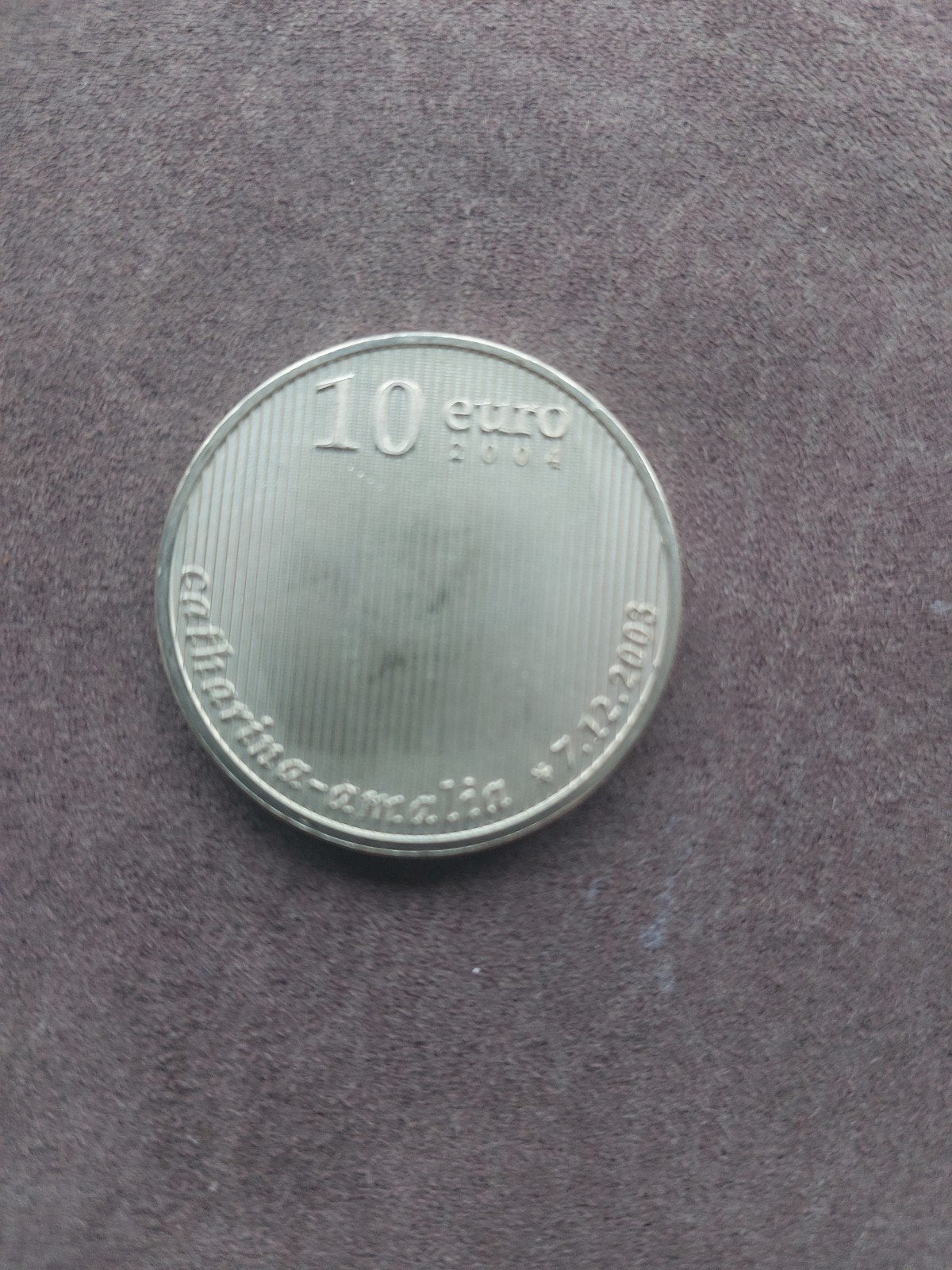 Zilveren 10 euro munt Catharina-Amalia 2003, Verzenden