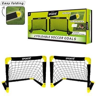 Voetbaldoel set met 2 goals, Info@buitenspelen-shop.nl, Nieuw, Ophalen of Verzenden, SportX