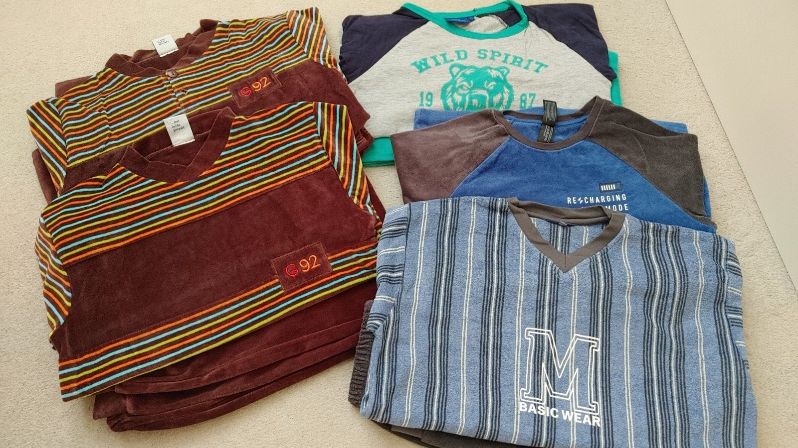 Fijne pyjama's voor jongens - maat 152 en 164, Ophalen of Verzenden, Gebruikt, Jongen, Nacht- of Onderkleding