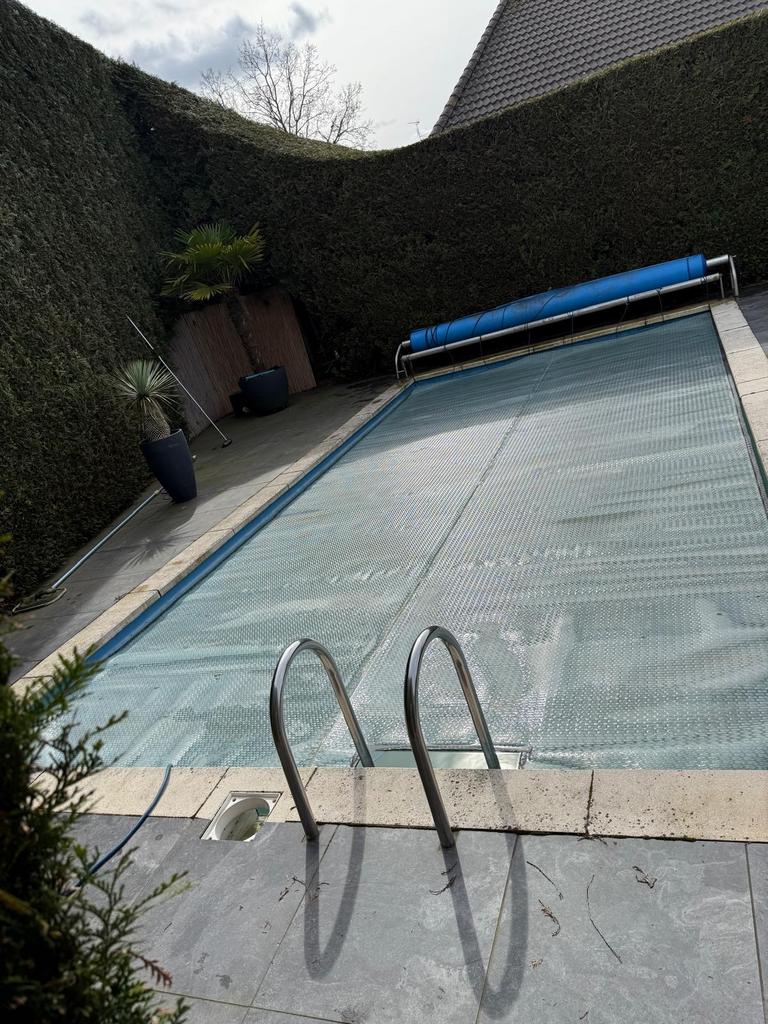 Oprolsysteem + noppenfolie zwembadafdekking 400x800cm, Ophalen, Gebruikt, Minder dan 80 cm, Overige typen