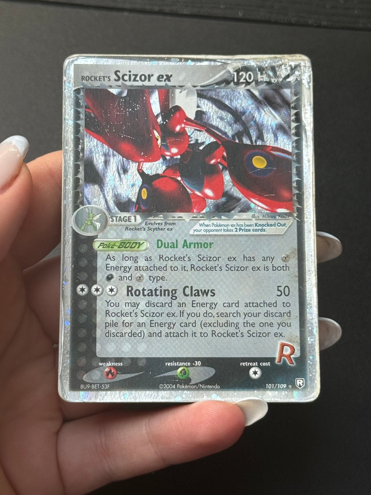 🩶 Scizor EX 101 🩶, Ophalen of Verzenden, Zo goed als nieuw
