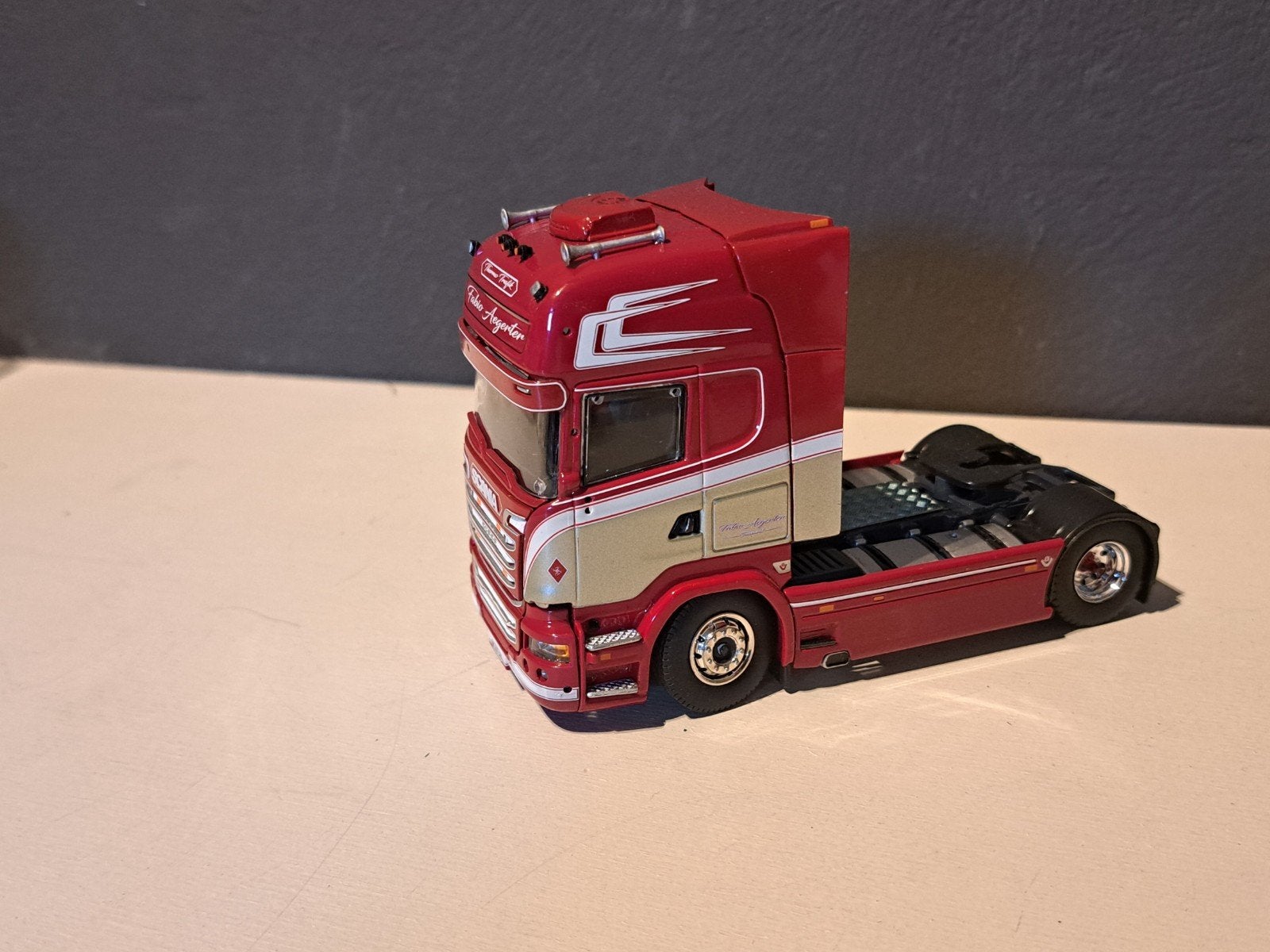 Tekno Scania trekker, Ophalen of Verzenden, Gebruikt, Bus of Vrachtwagen, Tekno