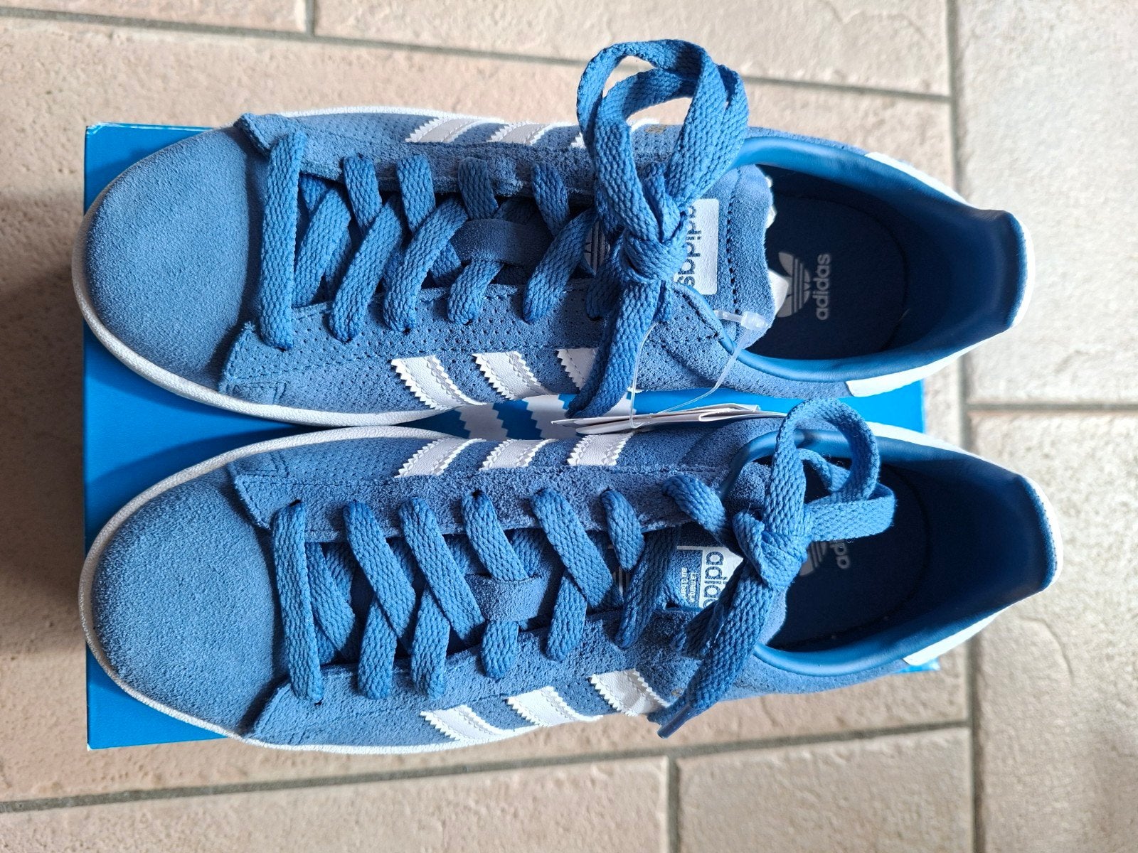 Adidas Campus Sneakers Junior Lichtblauw Maat 38⅔, Ophalen, Adidas, Jongen of Meisje, Schoenen